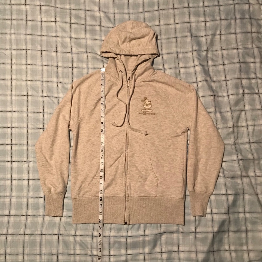 Disney hooded zipper sweatshirt size Sm